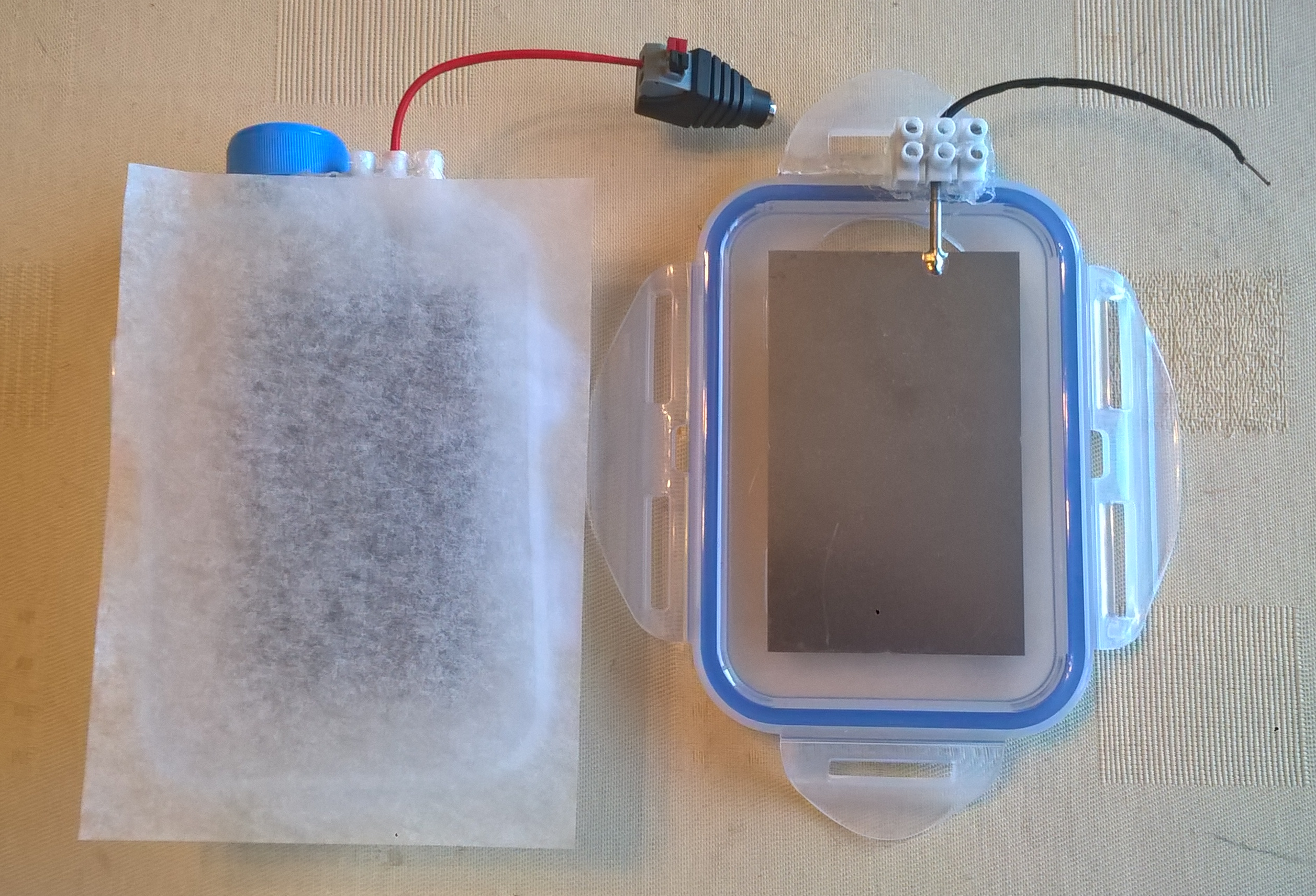 Membrane auf Unterteil