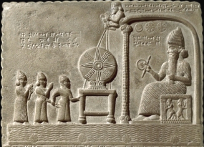 Verehrung von Sonnengott Shamash / Baal, Babylon