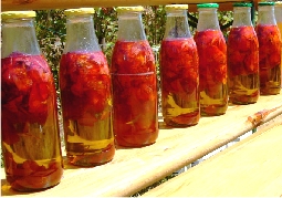 Mohnblten in Olivenl beim Besonnen