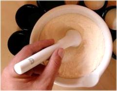 Porzellanschssel, Porzellanmrser (Kampfermilchpulver)